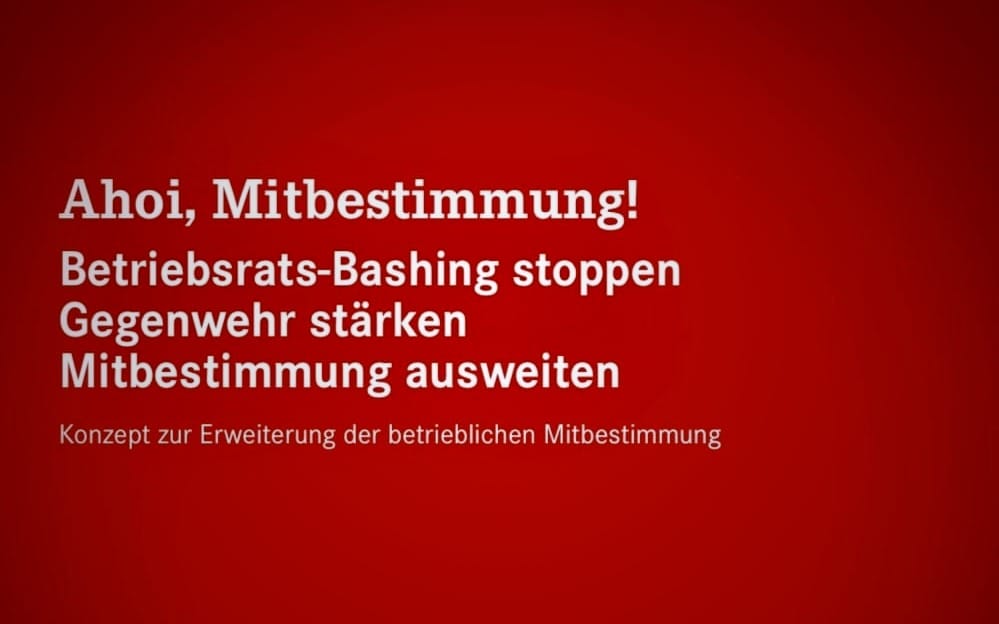 Reform der betrieblichen Mitbestimmung