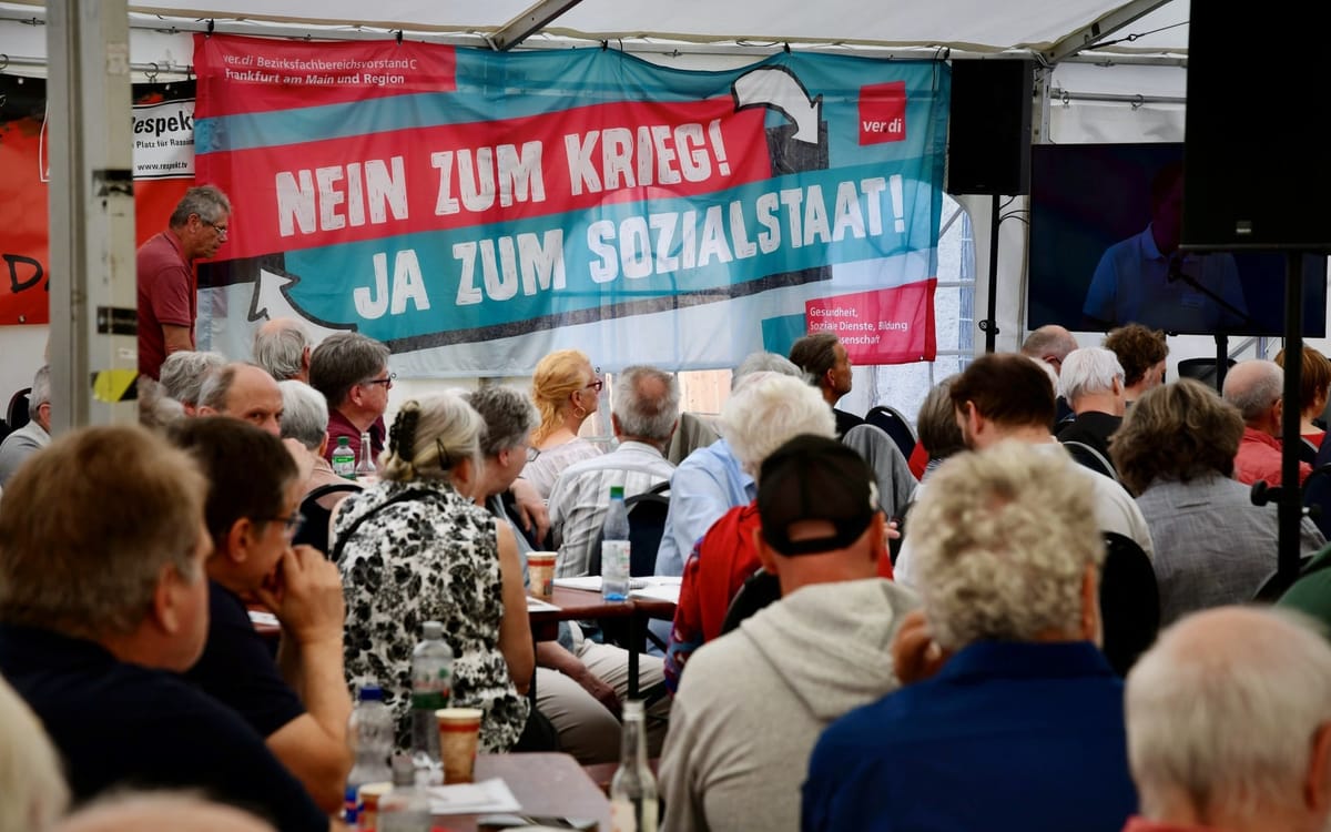Die Friedensfrage schwächt die Gewerkschaften nicht. Sie stärkt sie.
