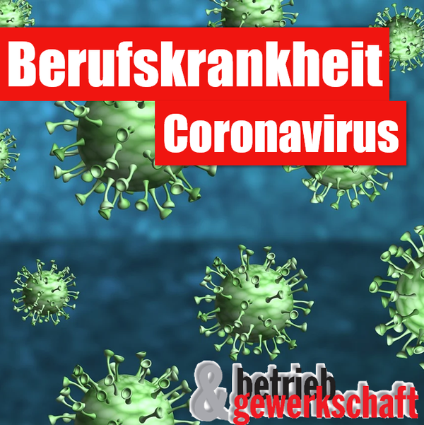 Berufskrankheit Coronavirus