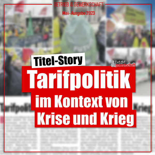 Tarifpolitik im Kontext von Krise und Krieg